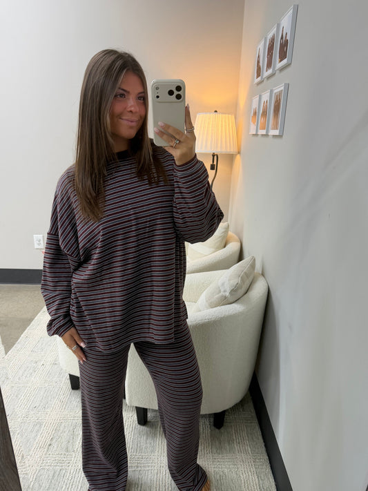 The Midtown Soft Striped Set