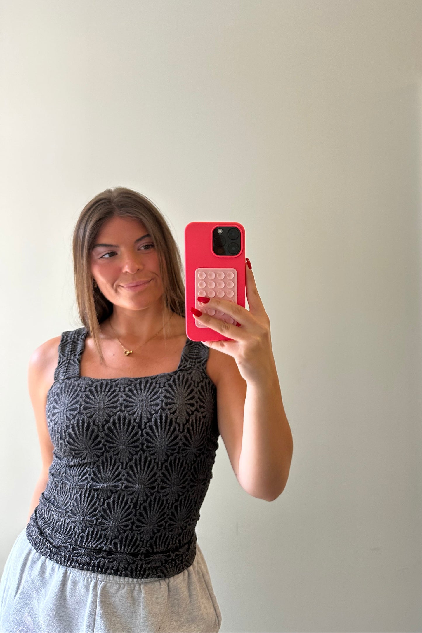 The Floral Thick Strap Tank