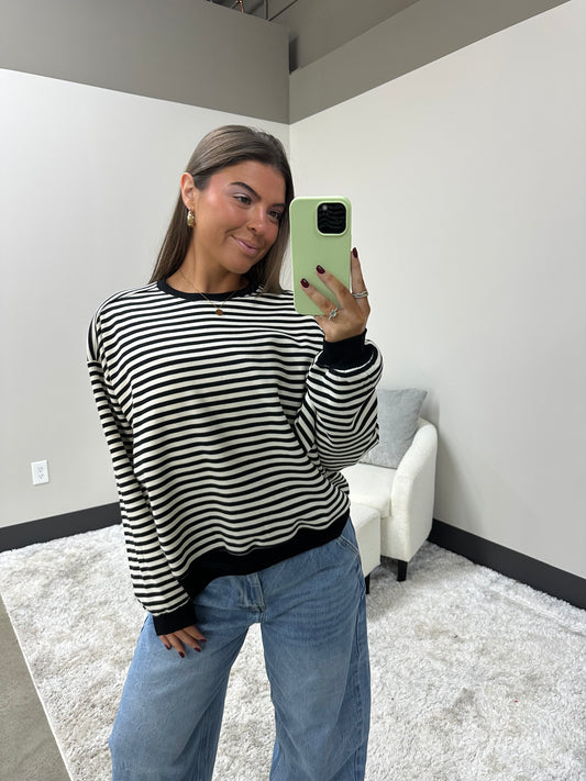 The Soho Striped Sweatshirt