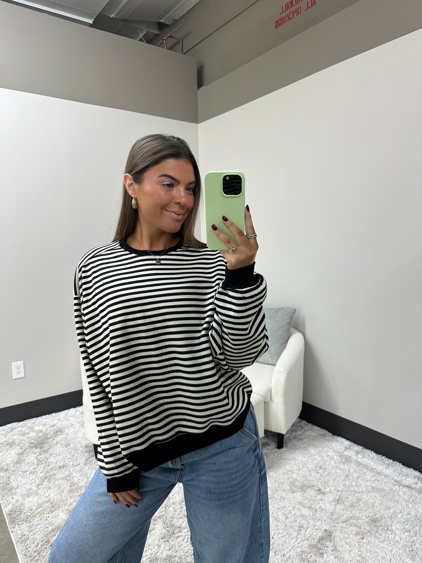 The Soho Striped Sweatshirt