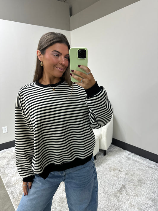 The Soho Striped Sweatshirt