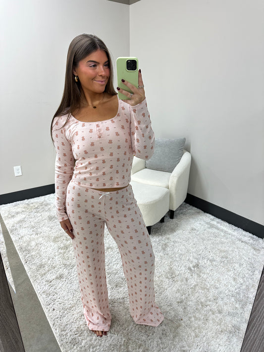 The Teddy Bear Pointelle Pajamas