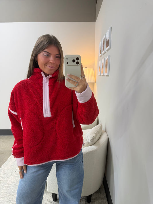 The Apres Sherpa Pullover