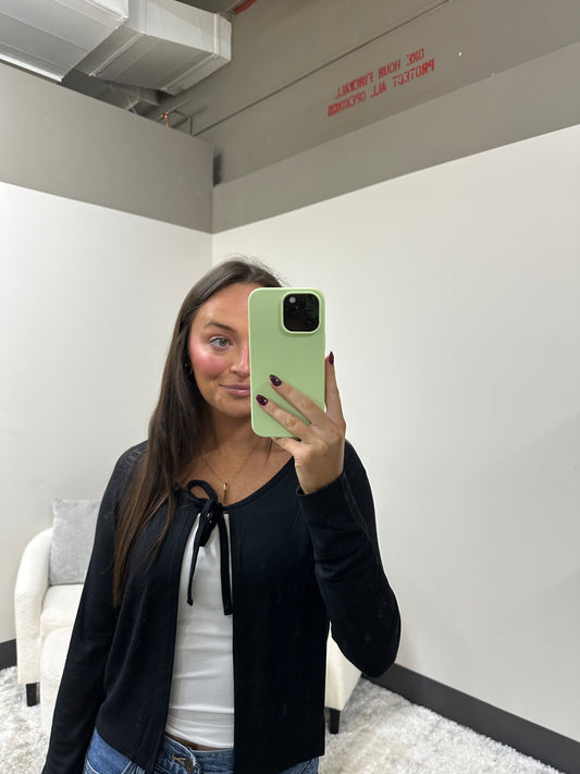 The Midnight Rayon Cardigan