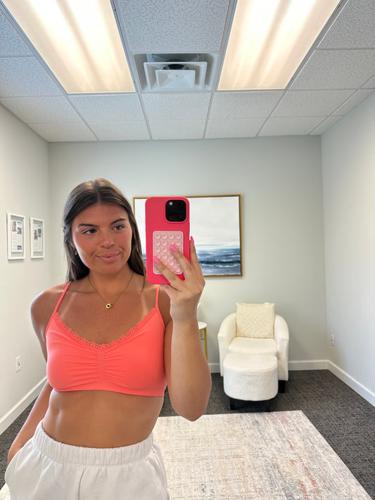 The Comfort Lacey Flower Bralette