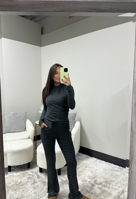 The Striped Pants & Hoodie Set