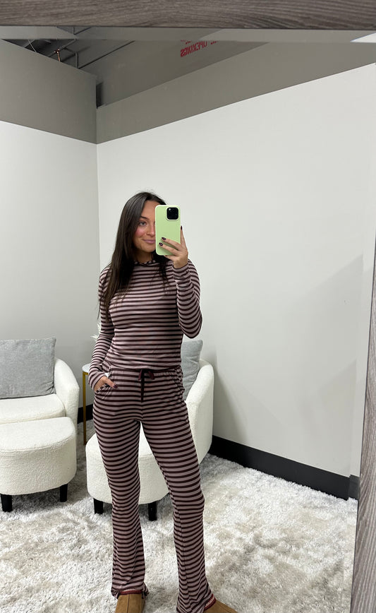 The Striped Pants & Hoodie Set