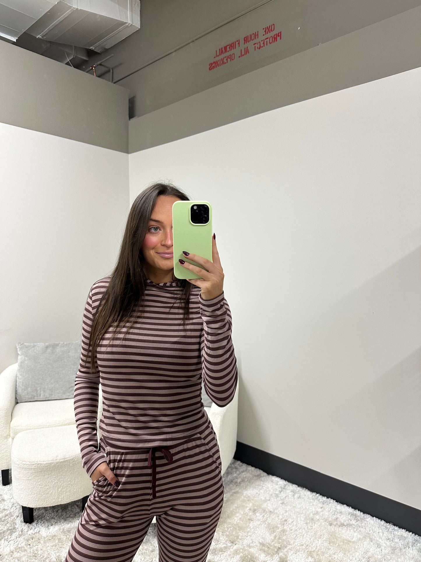 The Striped Pants & Hoodie Set