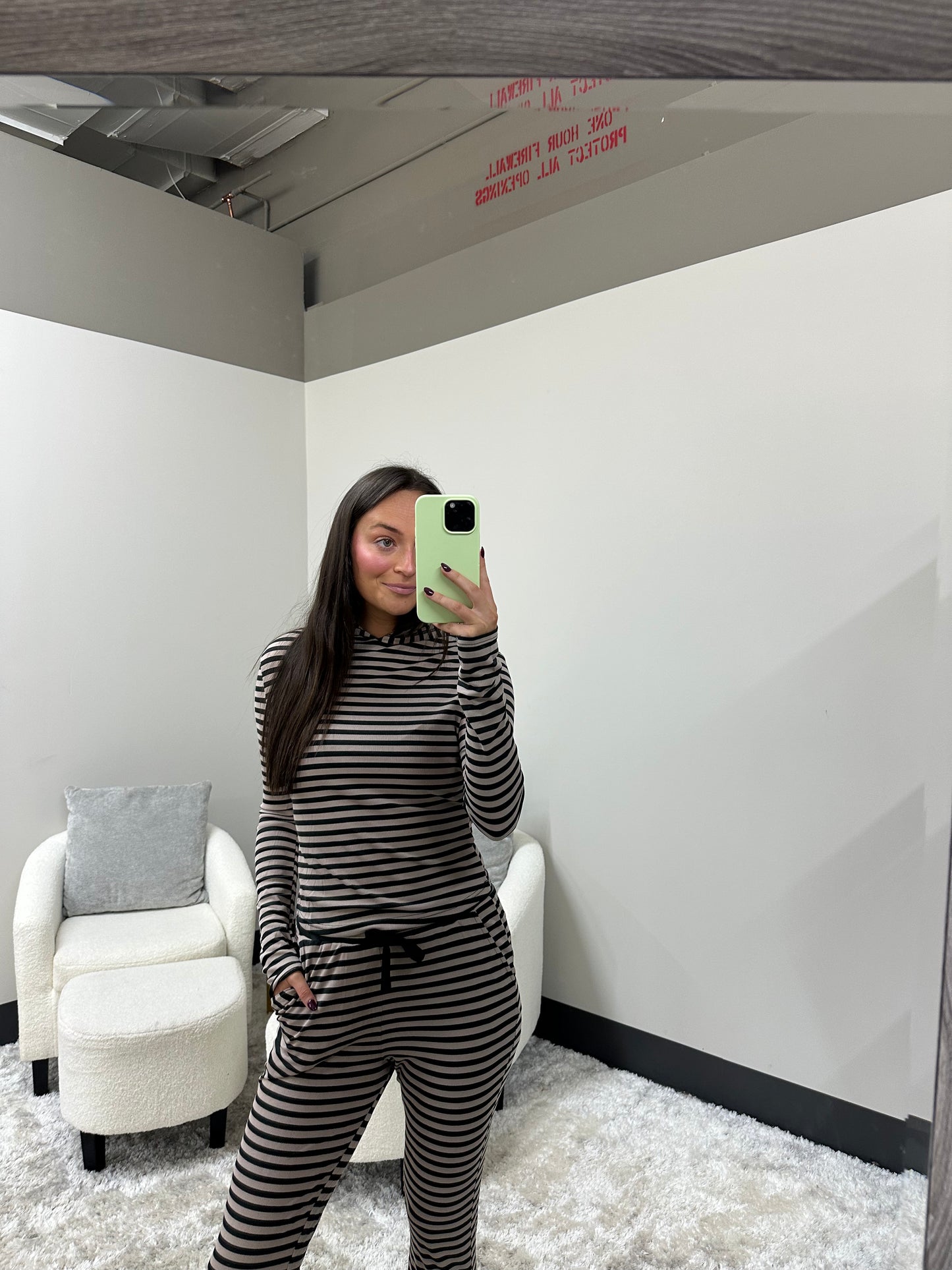 The Striped Pants & Hoodie Set