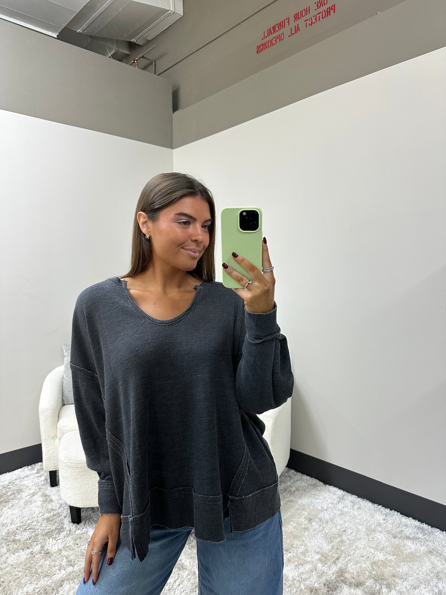 The Lightweight Waffle Long Sleeve