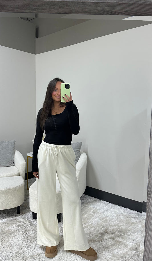 The Cozy Brushed Ribbed Pants