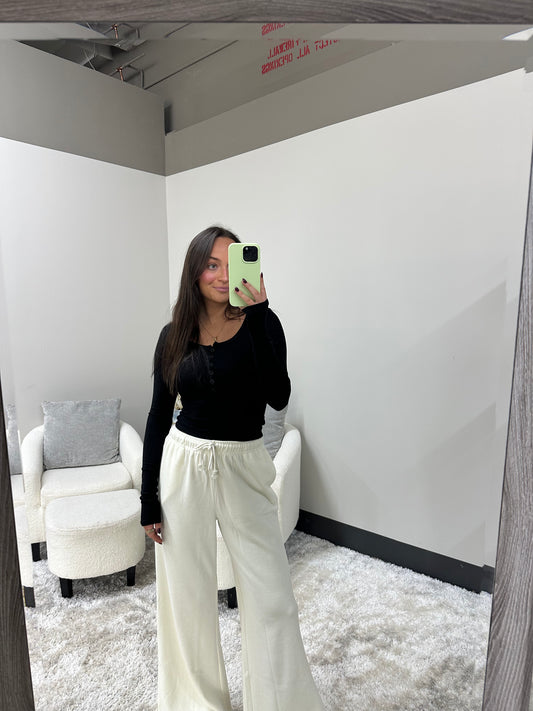 The Cozy Brushed Ribbed Pants