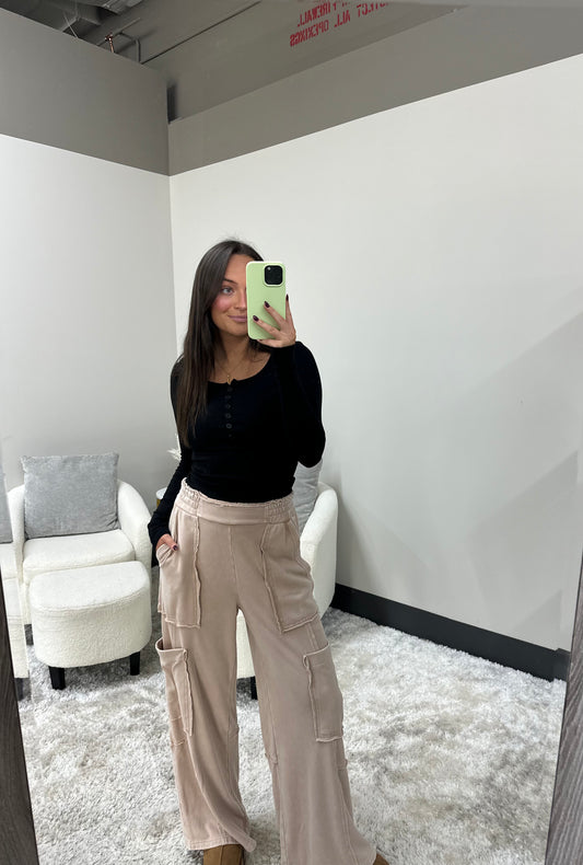 The Comfy Cargo Sweatpants