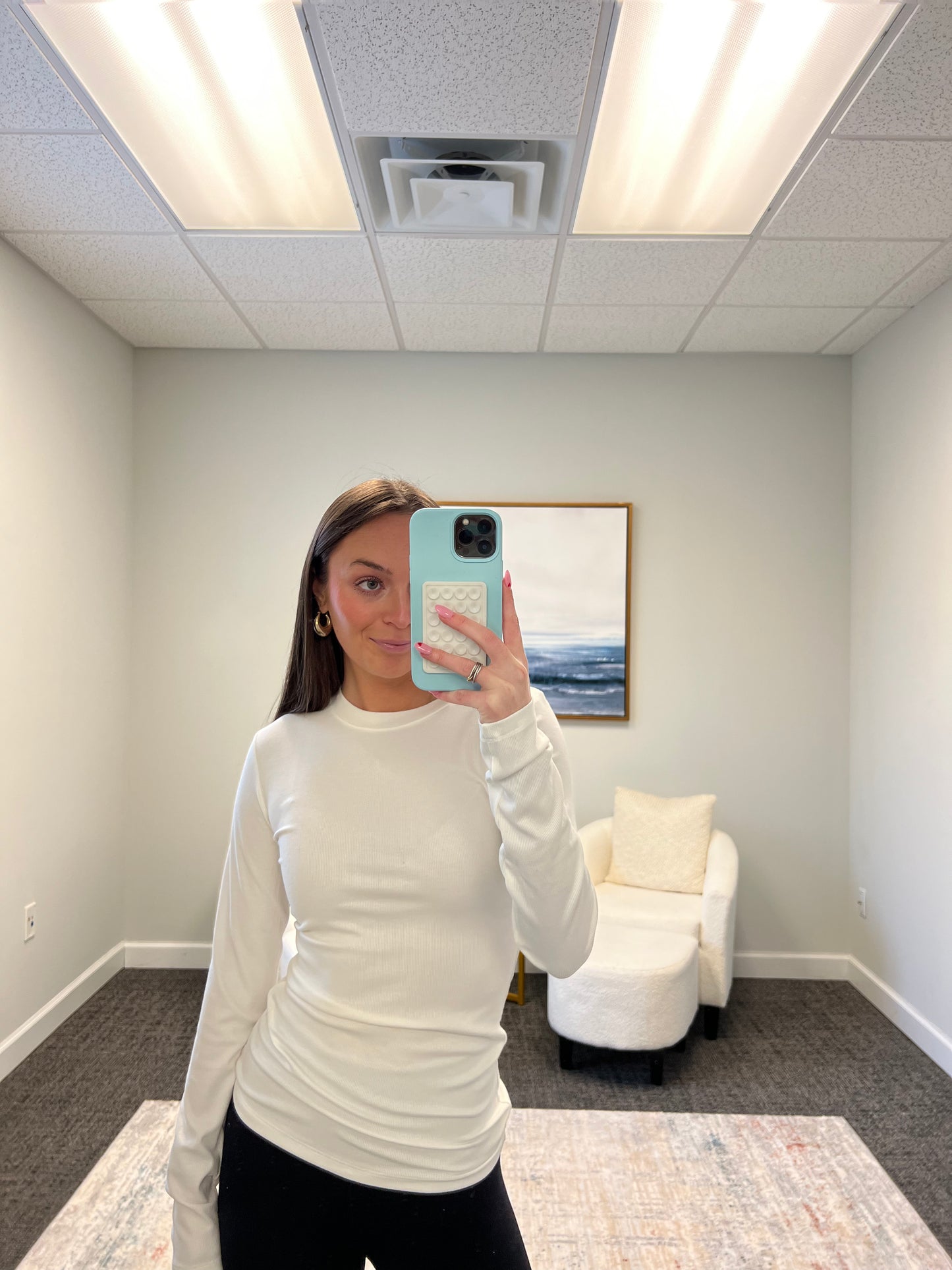 Micro Ribbed Long Sleeve