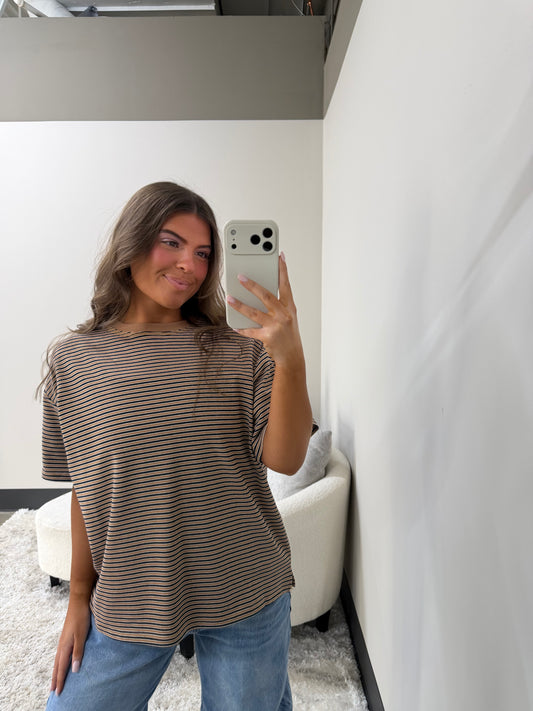 The Oversized Striped Tee