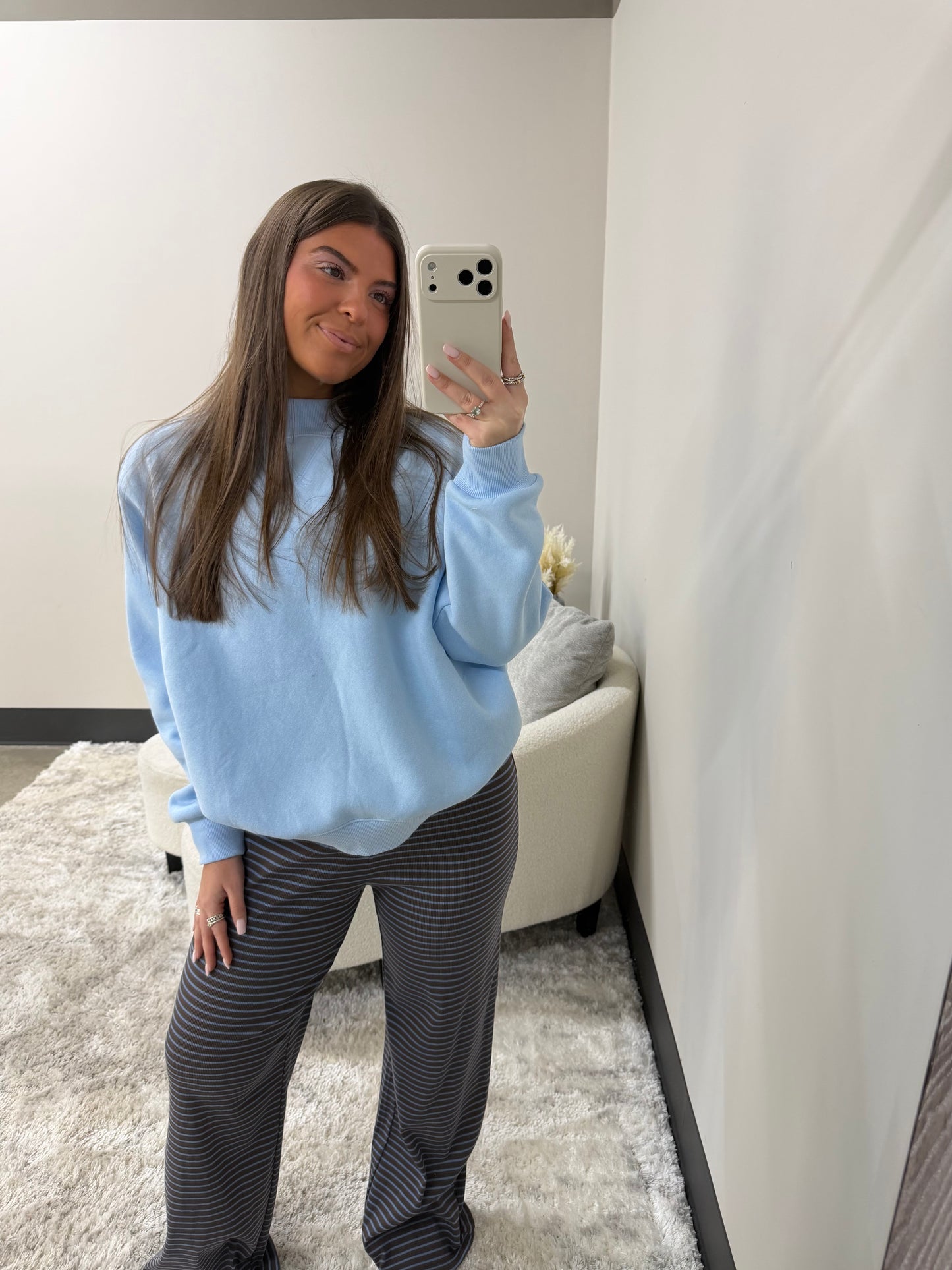 The Blueberry Mocha Ribbed Pants