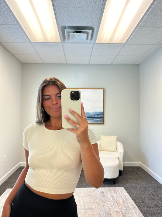 The Everyday Ribbed Baby Tee