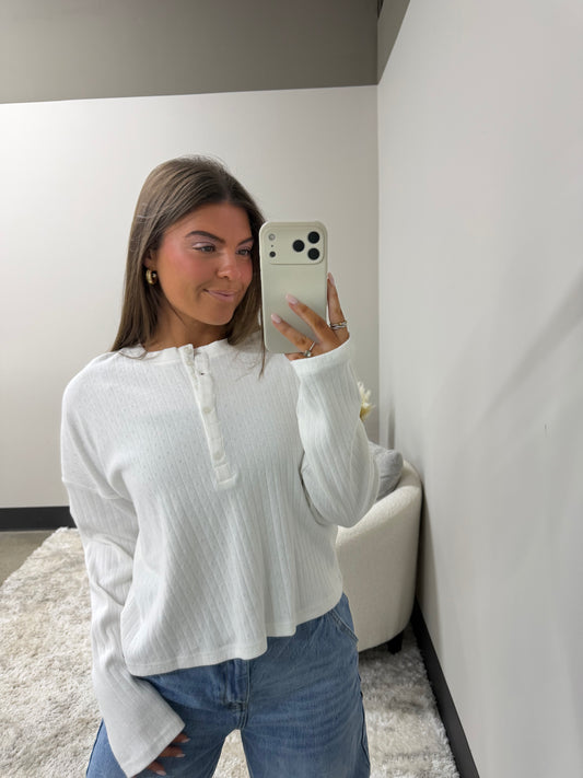 The Everyday Pointelle Long Sleeve