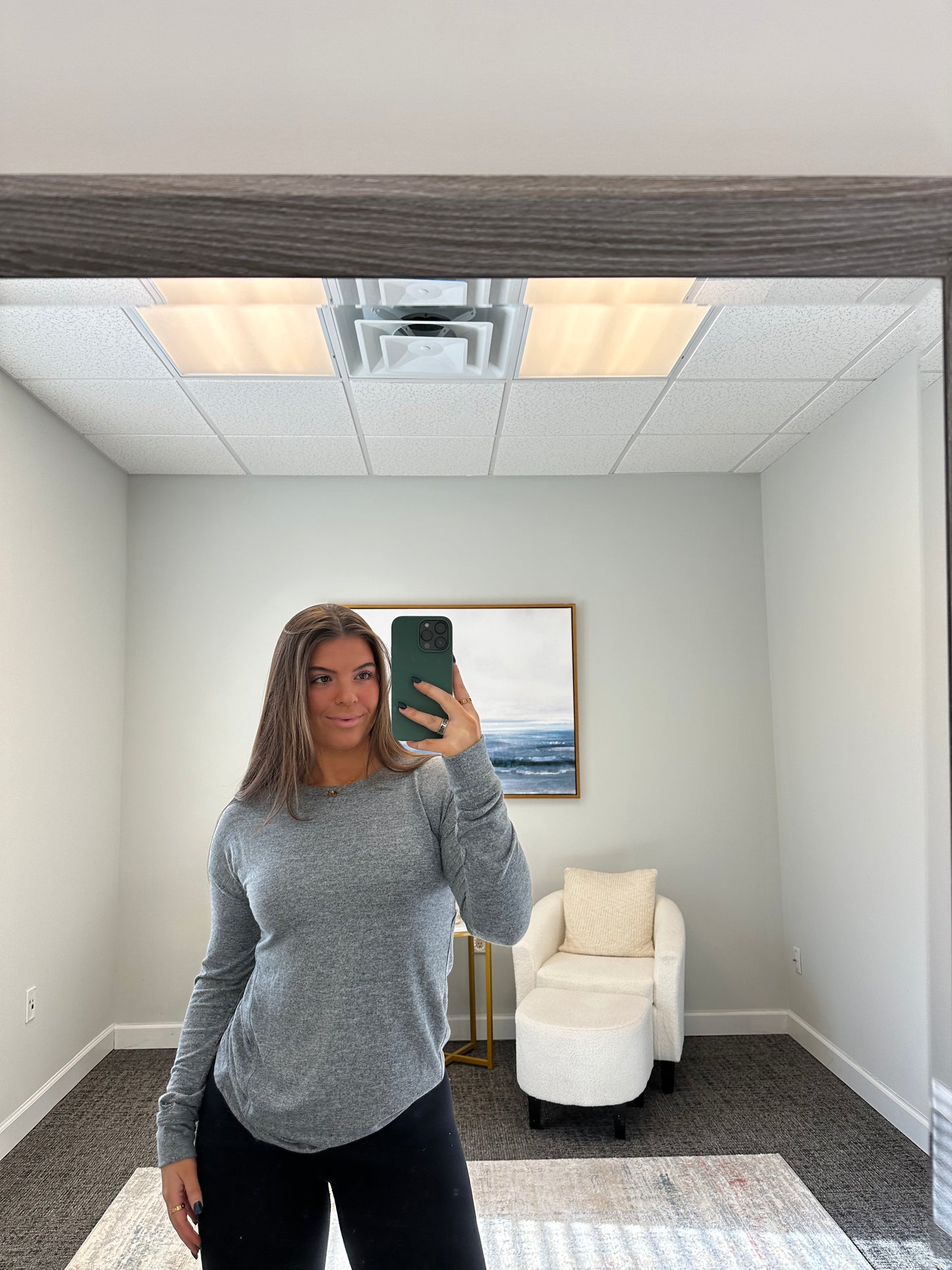 The Brushed Crew Long Sleeve