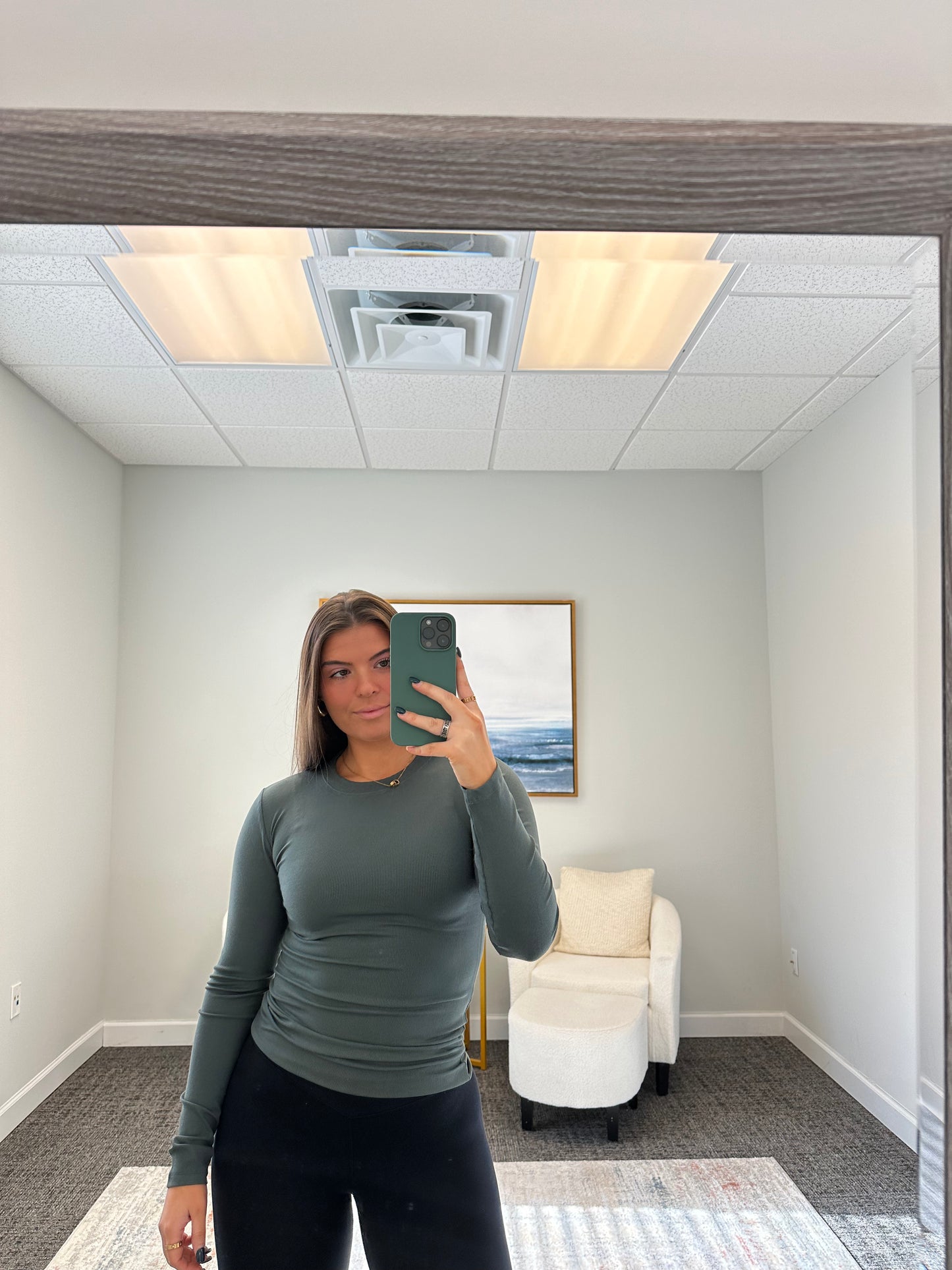 Micro Ribbed Long Sleeve
