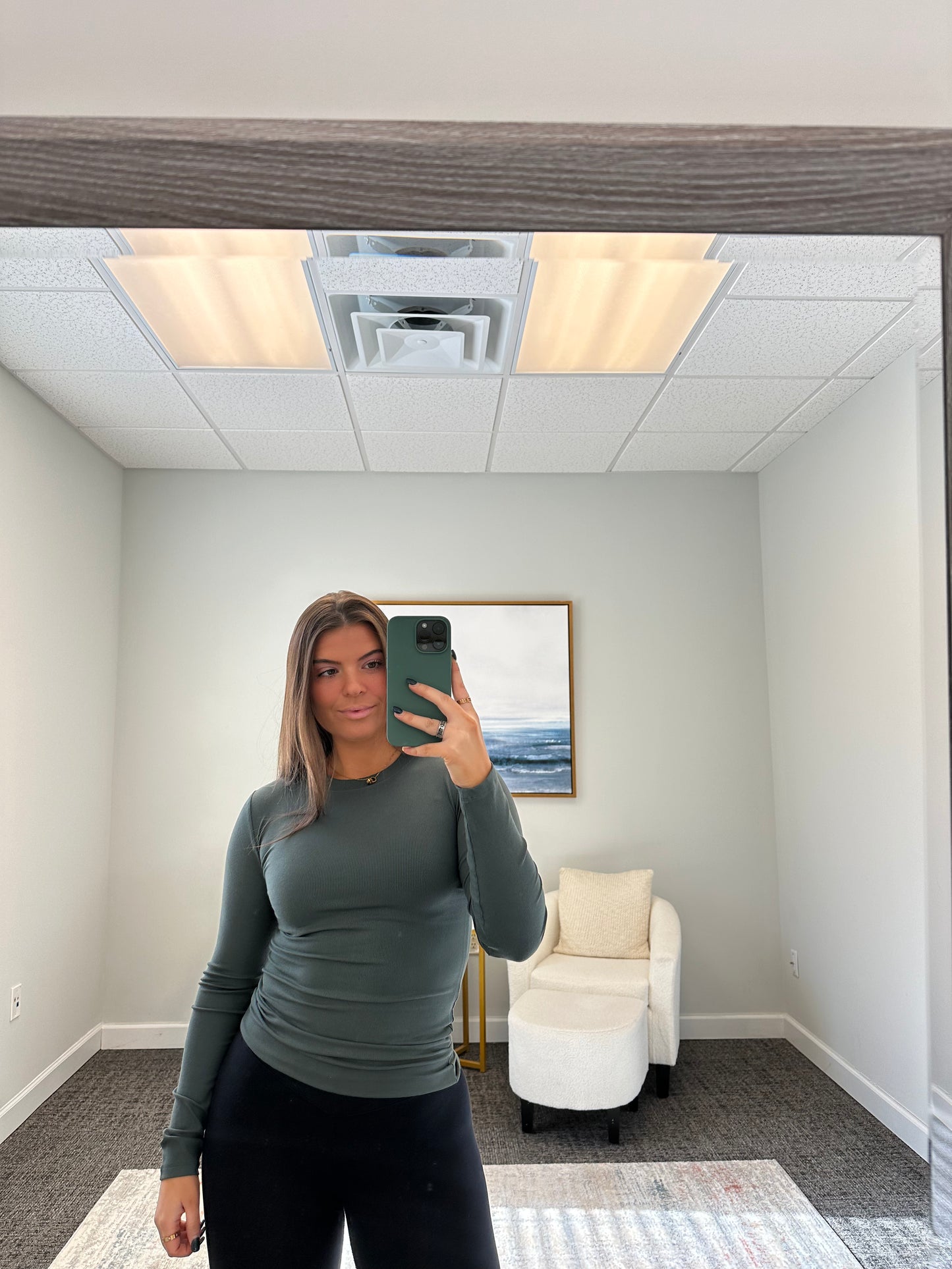 Micro Ribbed Long Sleeve