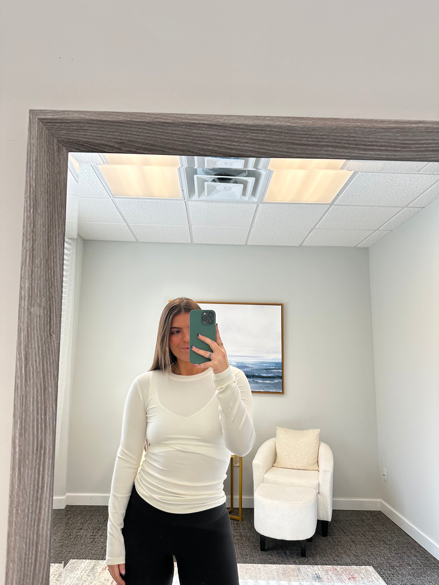 Micro Ribbed Long Sleeve