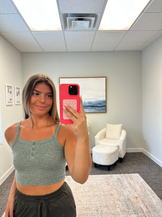 Soft Brushed Henley Tank