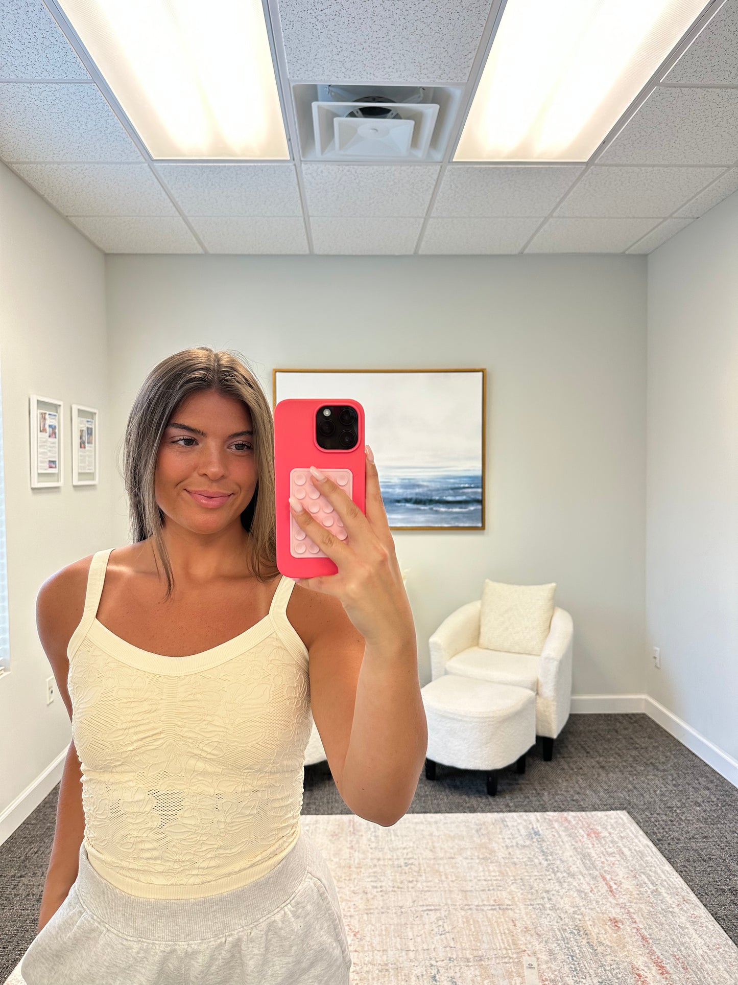 The Lace V-Neck Tank