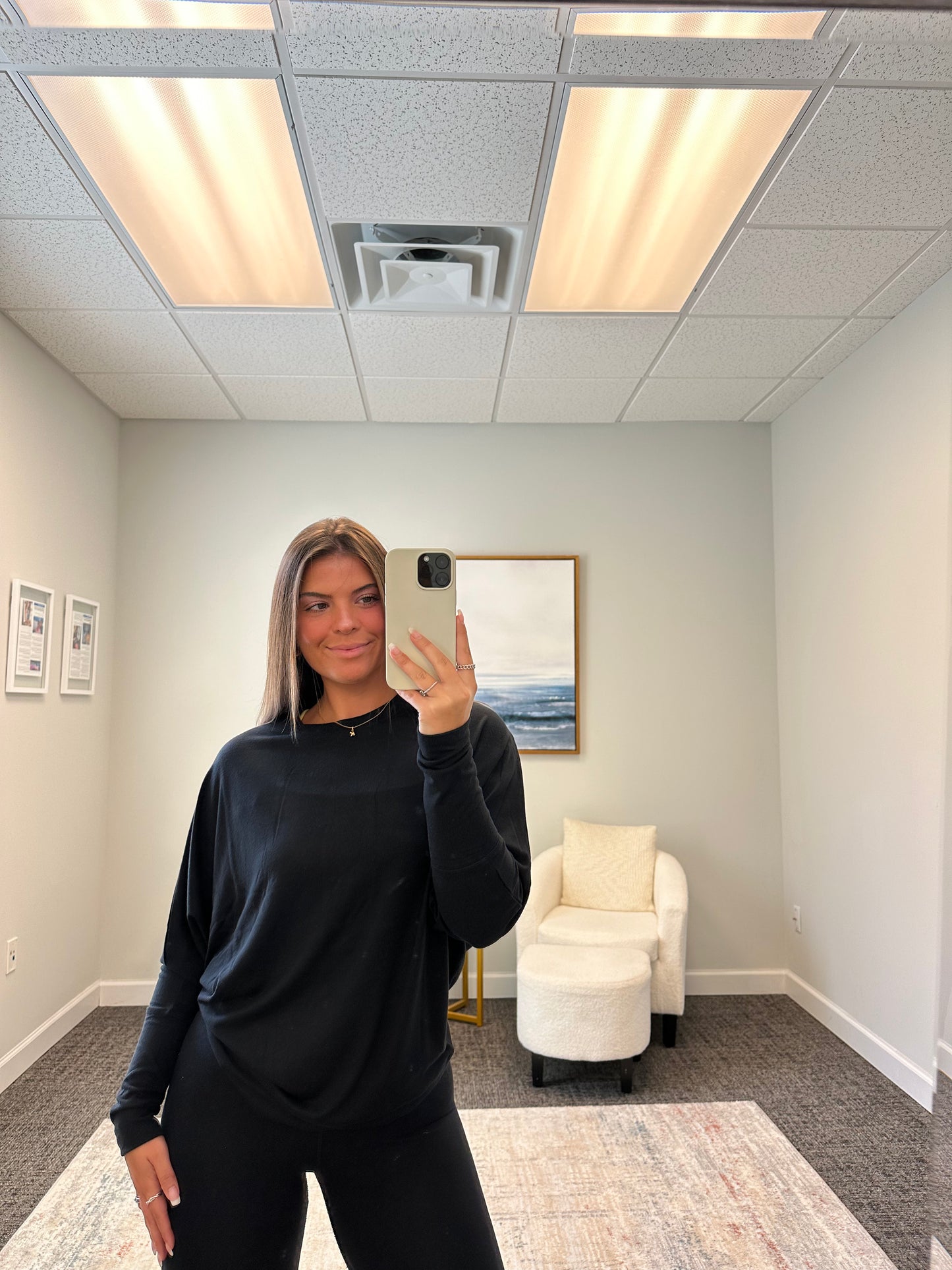 The Brushed Dolman Sleeve Top