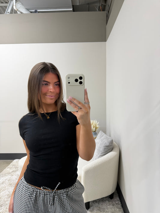 The Basic Ribbed Tee