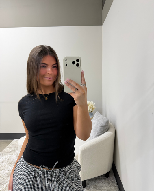 The Basic Ribbed Tee