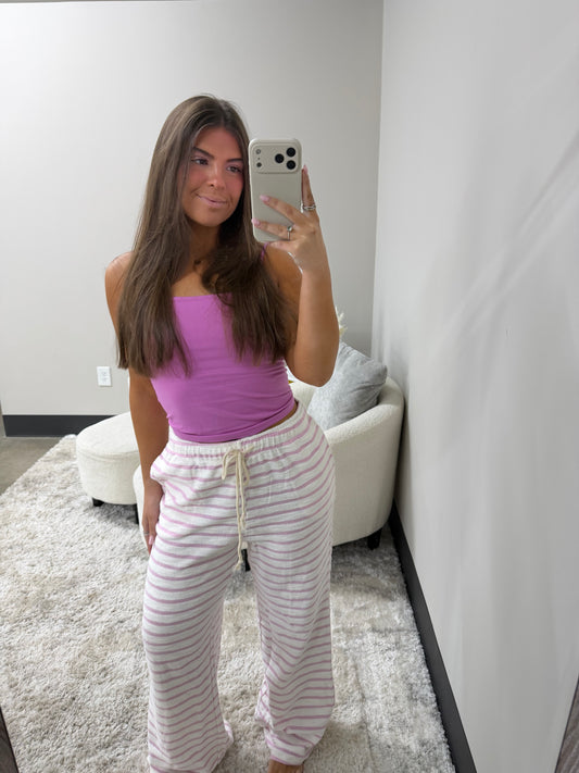 The Striped Terry Pants
