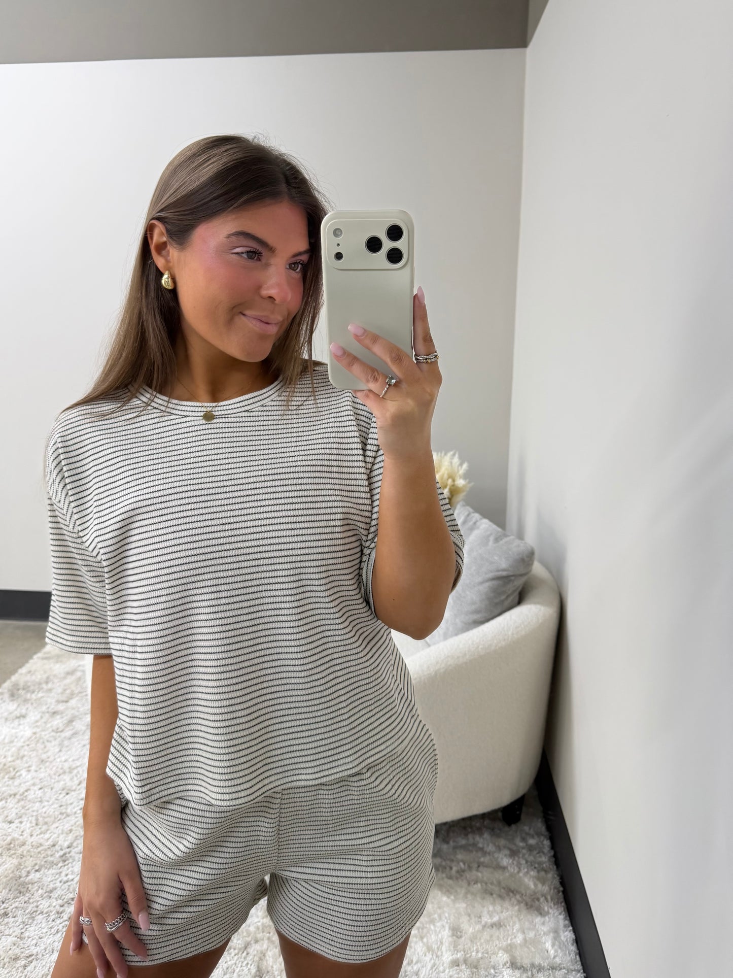 The Striped Shorts Set