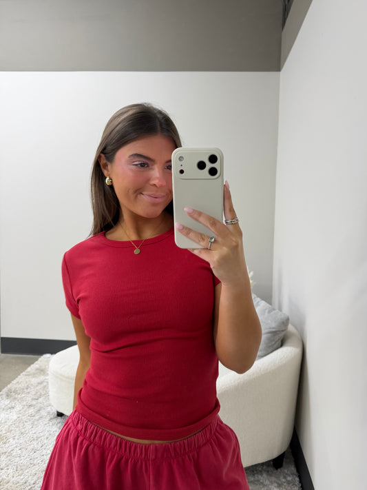 The Basic Ribbed Tee