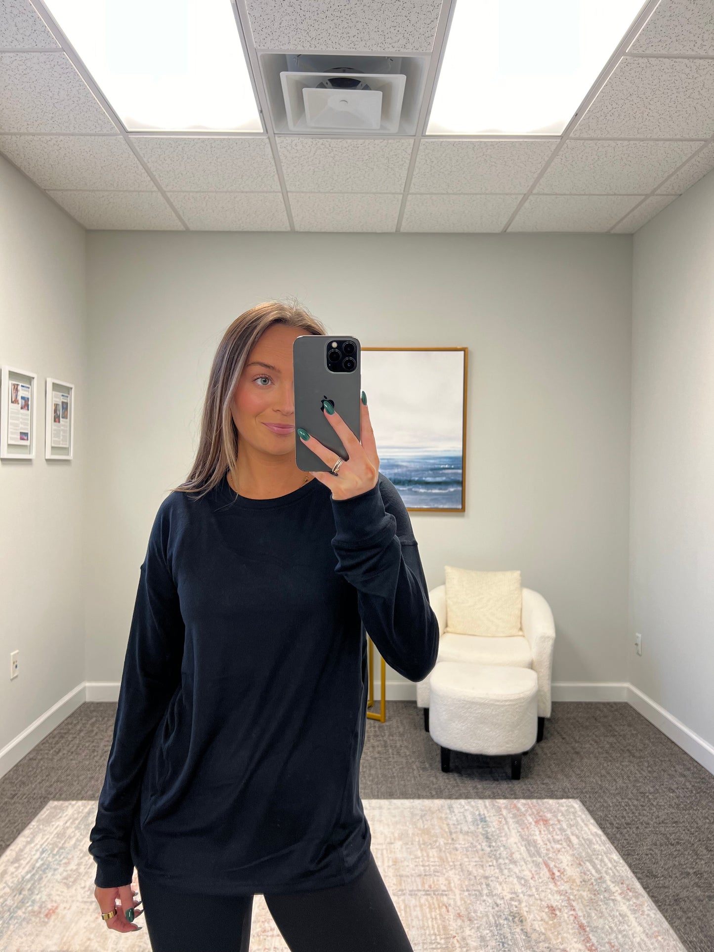 The Brushed Crew Long Sleeve