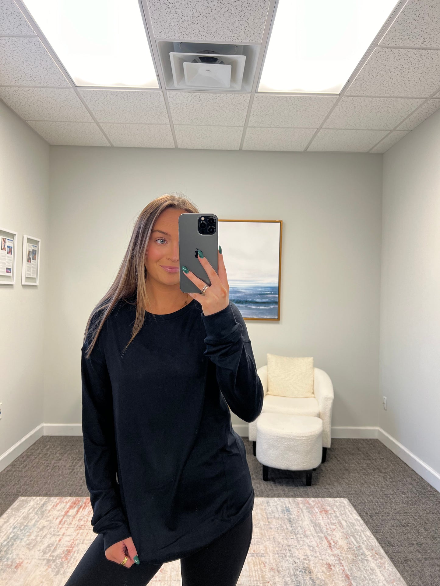 The Brushed Crew Long Sleeve