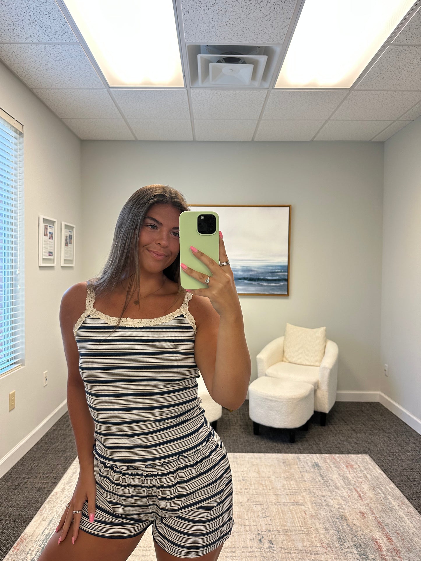The Striped PJ Set