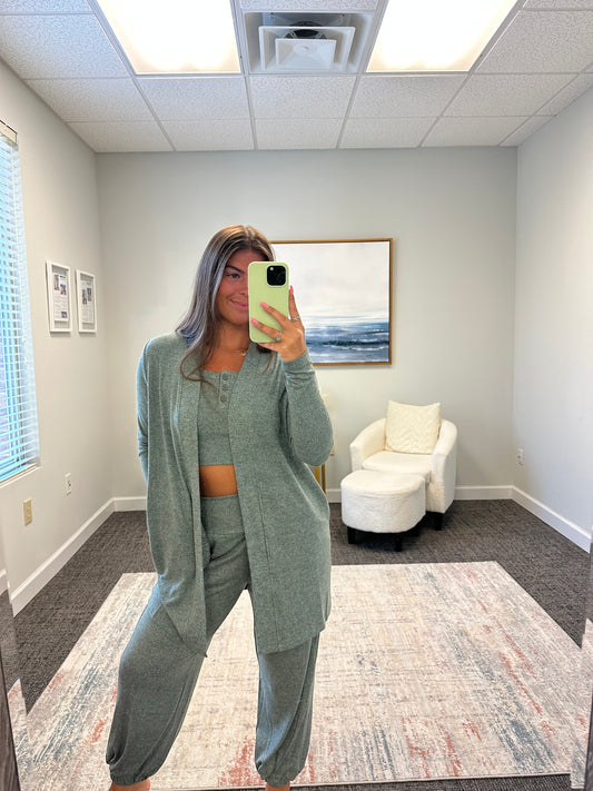 The Brushed Pocket Cardigan