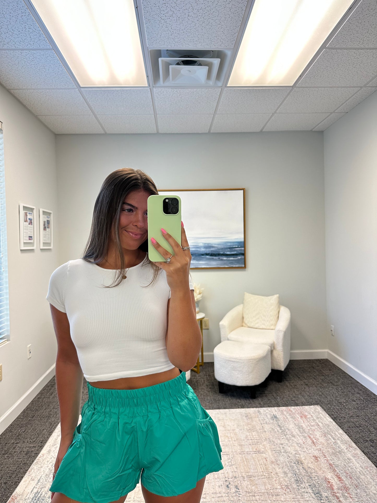 The Drapey Mini Shorts