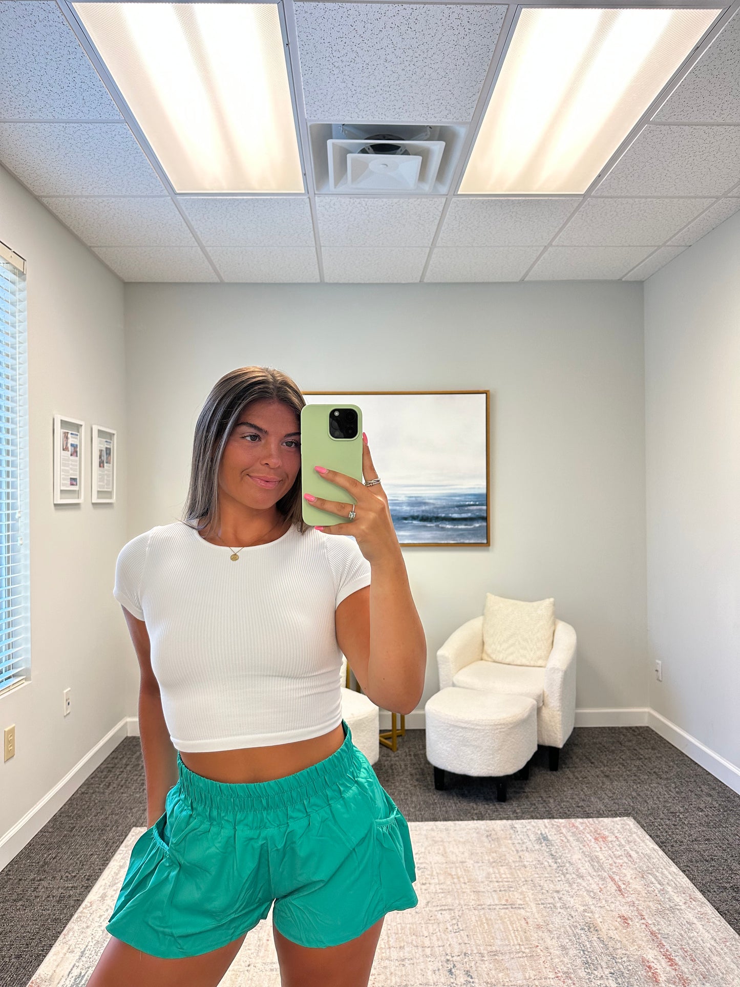 The Drapey Mini Shorts