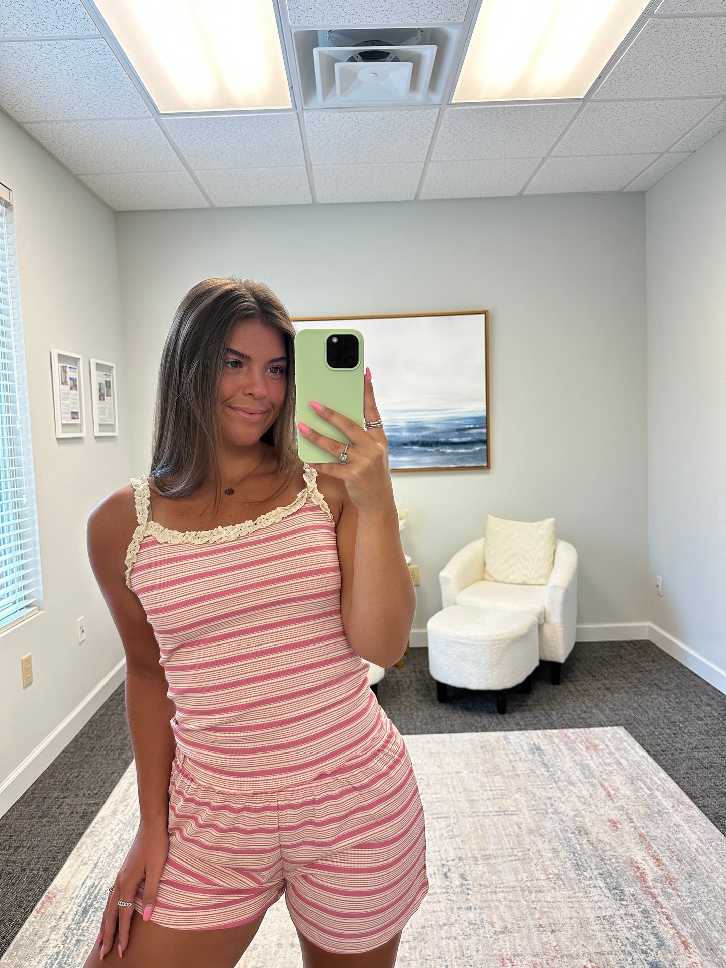 The Striped PJ Set