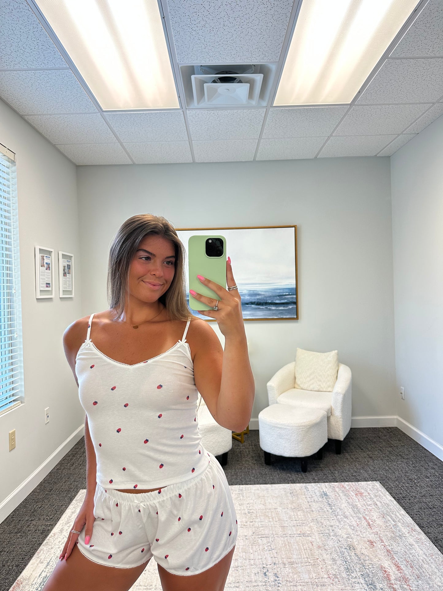 The Strawberry Cream PJ Set