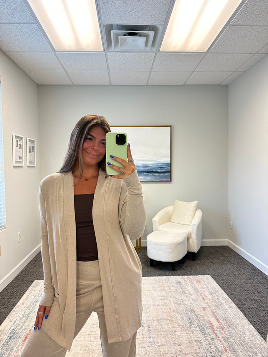 The Brushed Pocket Cardigan