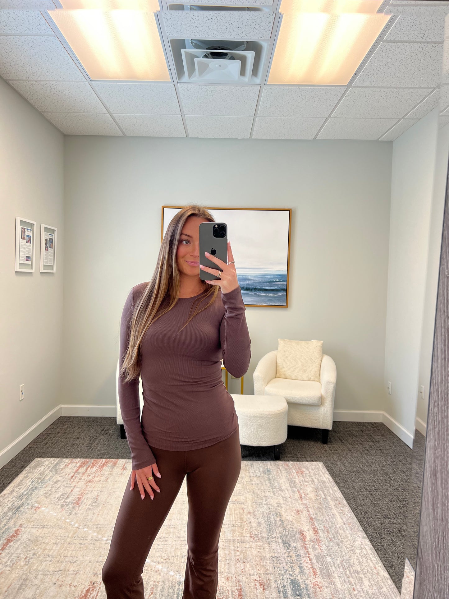 Micro Ribbed Long Sleeve
