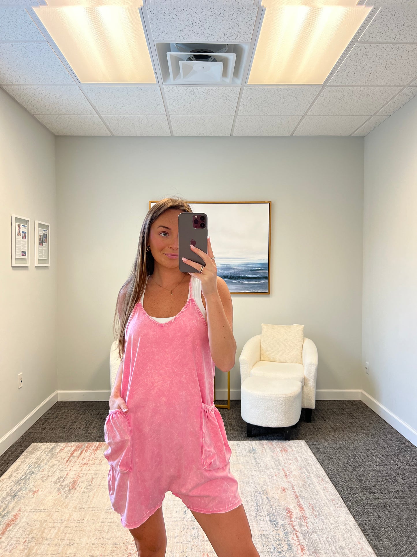 The Acid Wash Romper