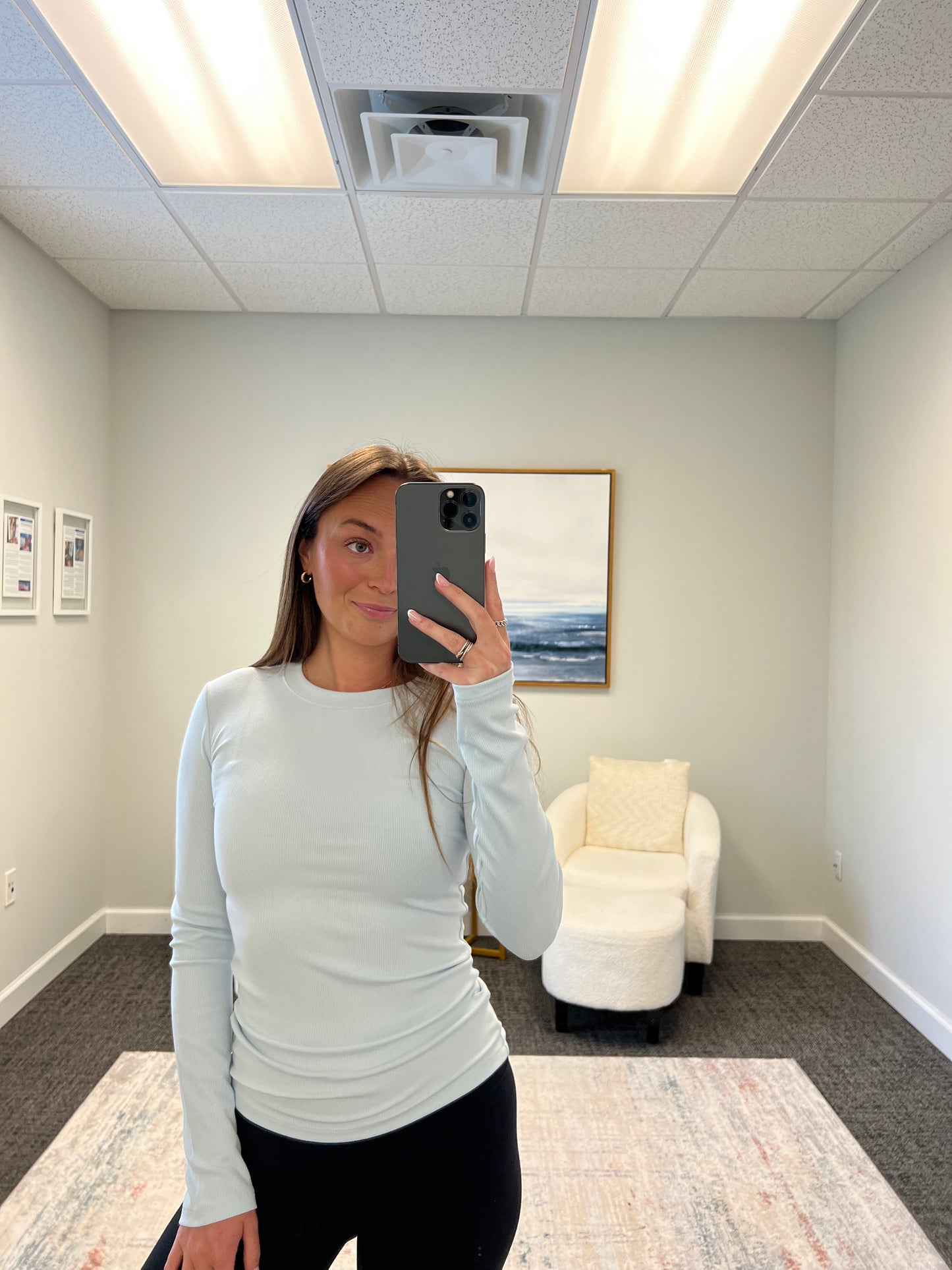 Micro Ribbed Long Sleeve
