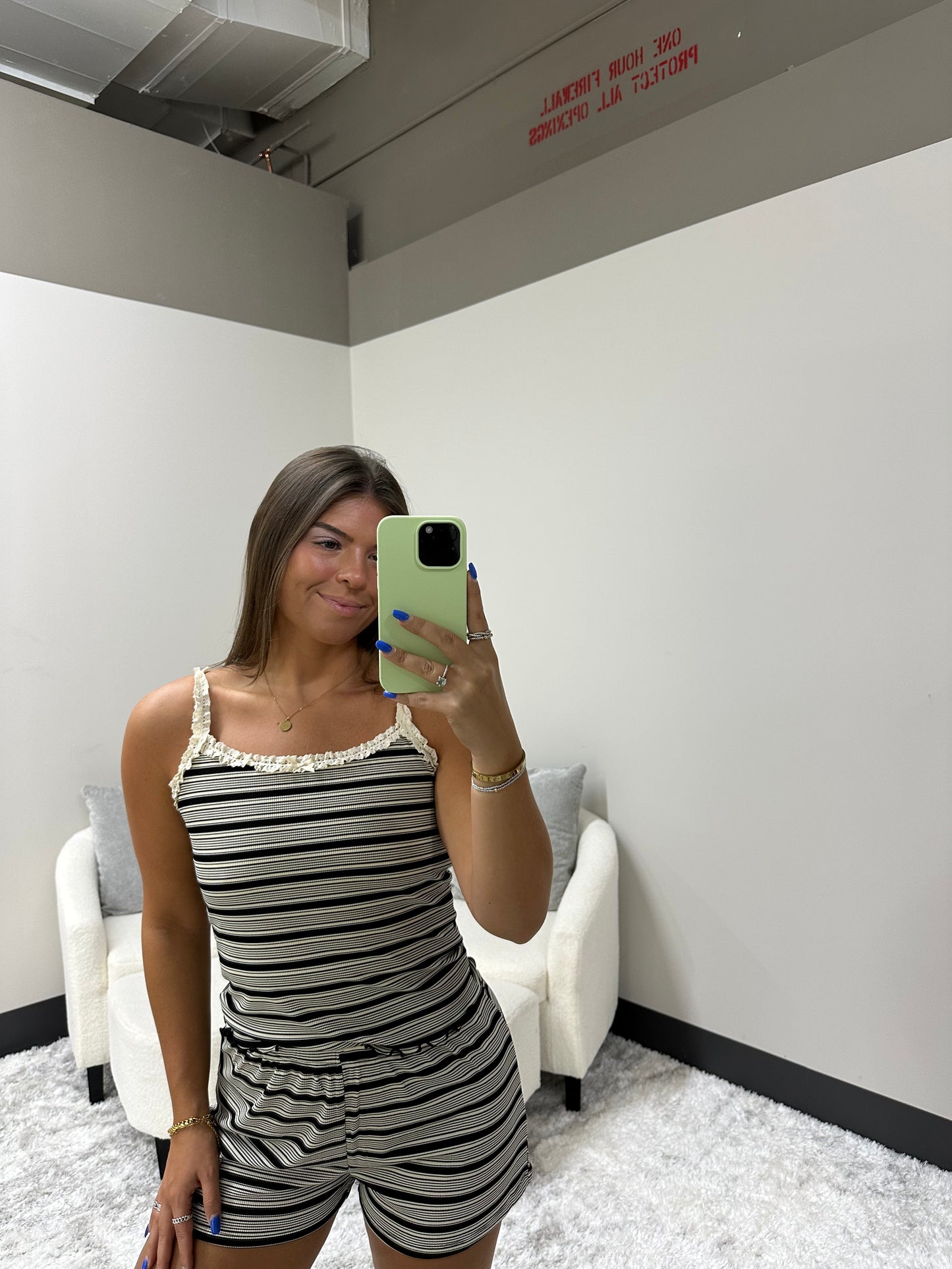 The Striped PJ Set
