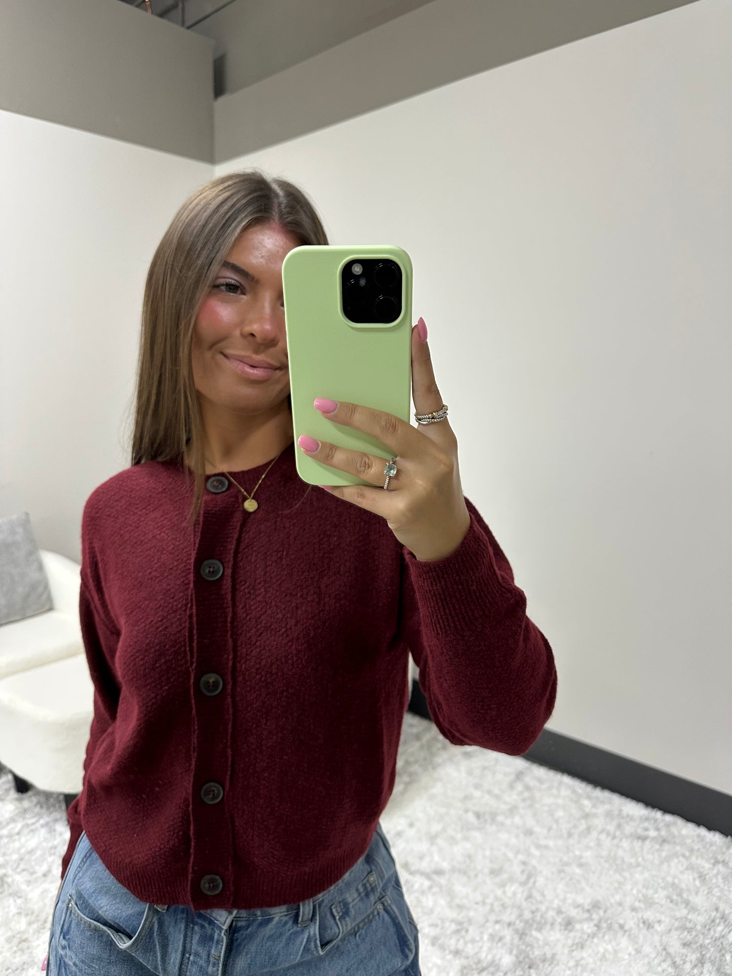 The Trim Button Cardigan
