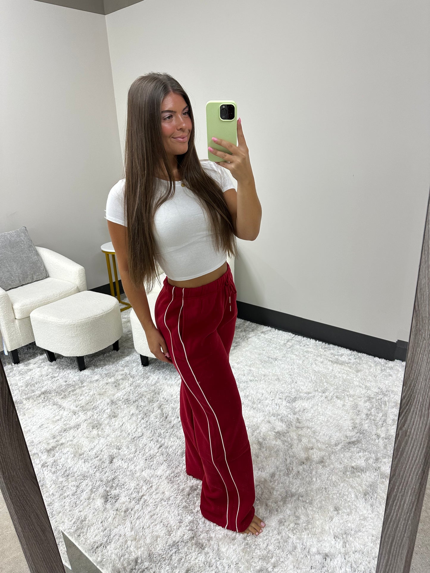 The Contrast Striped Sweats