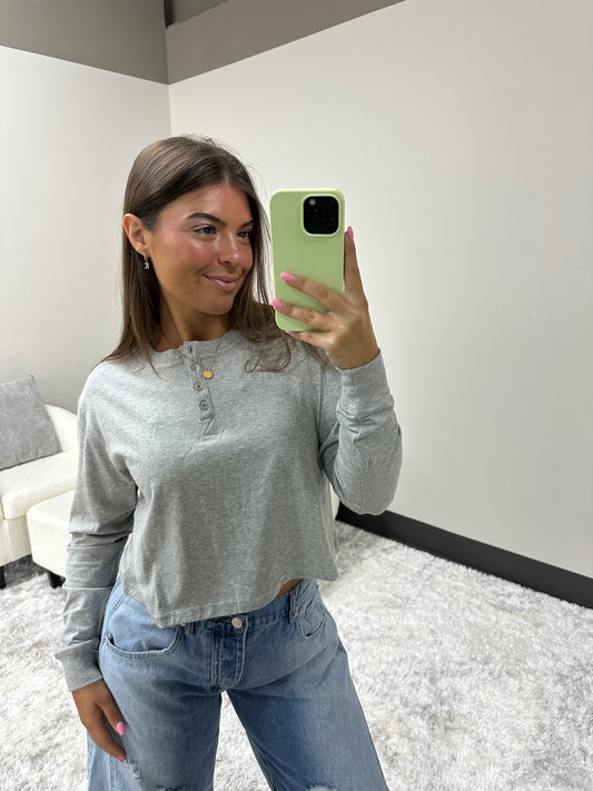 The Basic Henley Long Sleeve